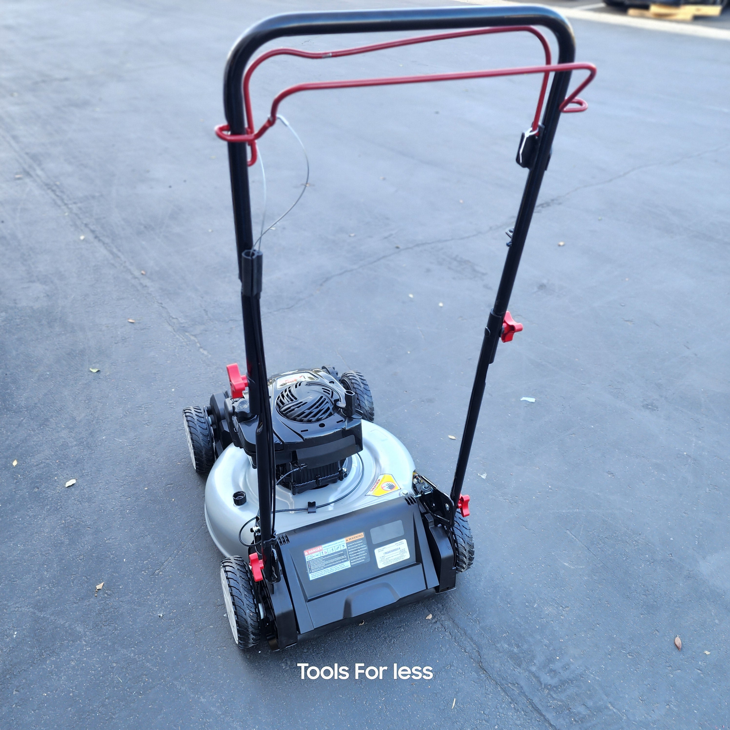 22 in. 140 cc Briggs & Stratton Walk Behind Gas Self-Propelled Lawn Mower with Front Wheel Drive and Bagger (MNA153003) 22 in. 140 cc Briggs & Stratton Walk Behind Gas Self-Propelled Lawn Mower with Front Wheel Drive and Bagger (MNA153003)